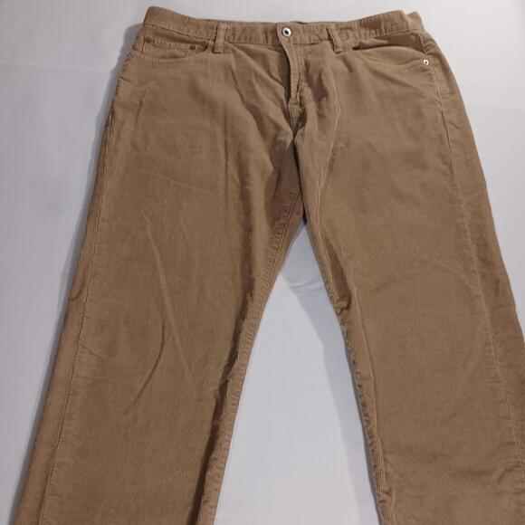 Lucky Brand 221 Original Straight Cotton Pants Men’s Size 38Wx30L Brown Corduroy - Picture 14 of 16